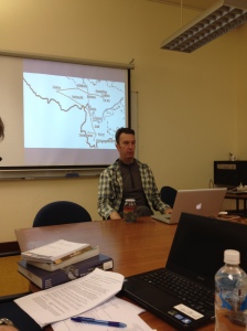 Professor Gary Sigley lecturing in the Asian Studies department of UWA